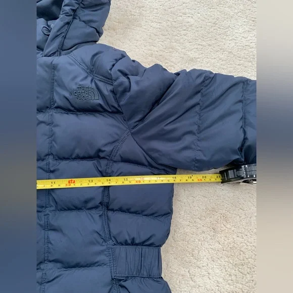 The North Face Women’s Small Navy Blue Gotham Il Hooded 550 Down Puffer Jacket - Picture 11 of 14